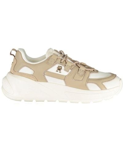 Tommy Hilfiger Chic Trainers With Contrasting Accents - Metallic