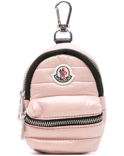 Moncler Kilia Backpack Keyring - Pink