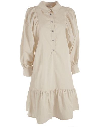 Yes-Zee Cotton Dress - Natural