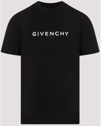 Givenchy White Cotton T - Black