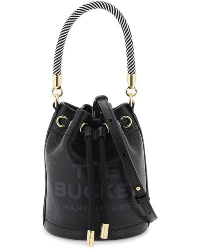 Marc Jacobs 'the Leather Mini Bucket Bag' - Black