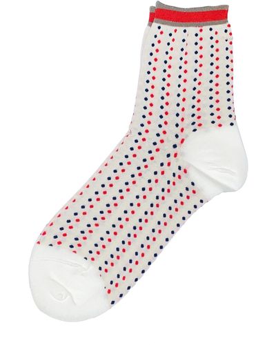 Antipast Dotted Socks - White