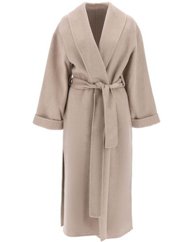 By Malene Birger Trullem Wool Coat - Natural