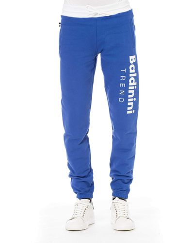 Baldinini Elegant Fleece Sport Trousers - Blue