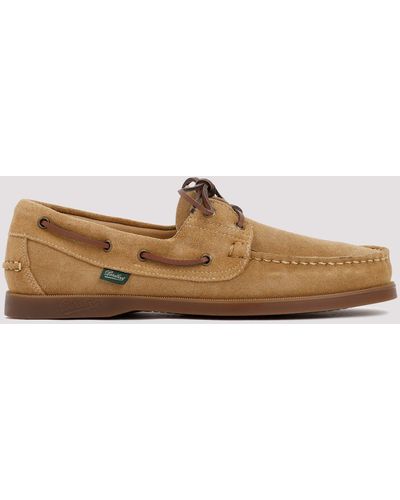 Paraboot Brown Leather Barth Loafers