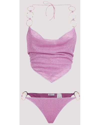 Oséree Purple Lumière Ring Bandana Polyamide Bikini