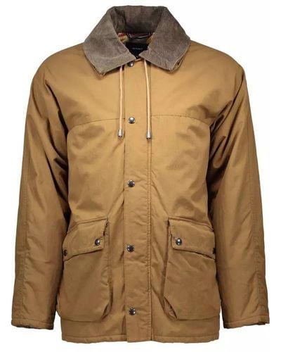 GANT Brown Fabric Esterno Jacket