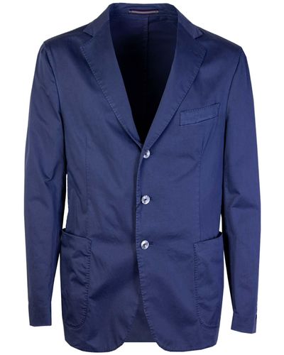 Pal Zileri Light Two-button Cotton Jacket - Blue