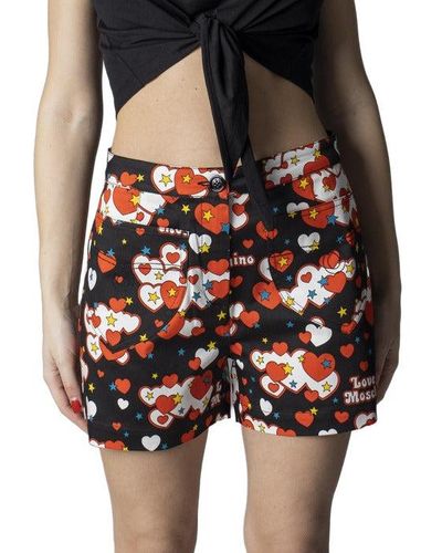 Love Moschino Zipped And Buttoned Colou Short - Black
