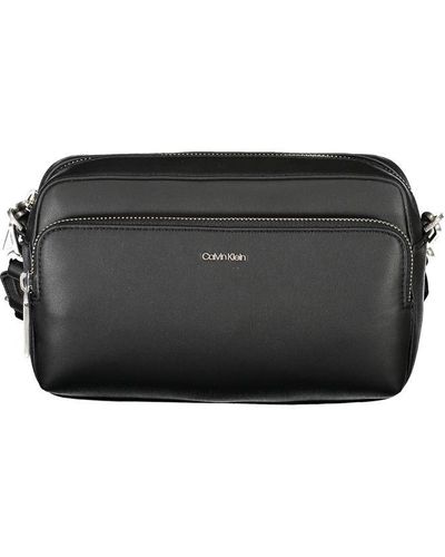 Calvin Klein Polyester Handbag - Black