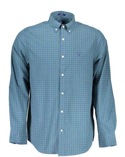 GANT Blue Cotton Shirt