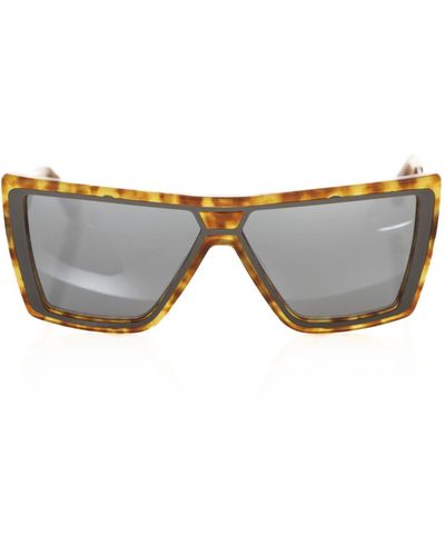 Frankie Morello Chic Tortoise Shell Square Sunglasses - Brown
