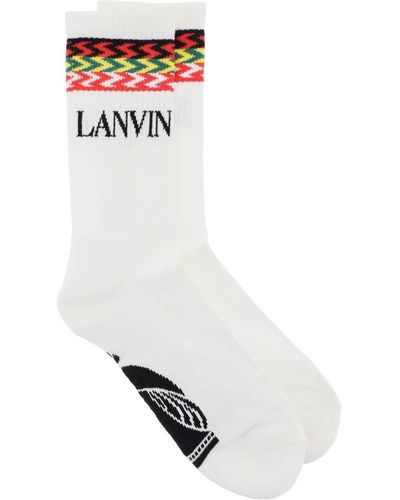 Lanvin Kerb Socks - White