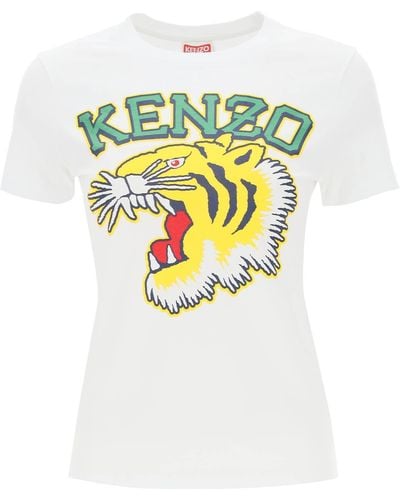 KENZO 'tiger Varsity Jungle' T Shirt - White