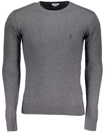 U.S. POLO ASSN. Gray Cotton Sweater