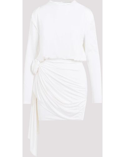 Magda Butrym White Viscose Dress