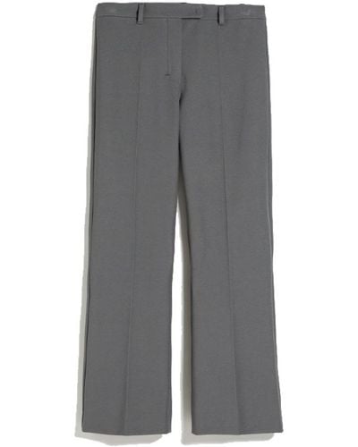 Max Mara Umanita Cotton Blend Pants - Gray