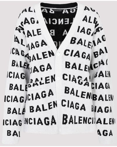 Balenciaga All-over Cardigan - Black