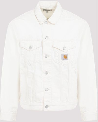 Carhartt White Helston Cotton Jacket