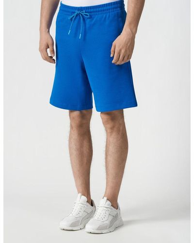 Bikkembergs Chic Bermuda Shorts With Rubber Detailing - Blue