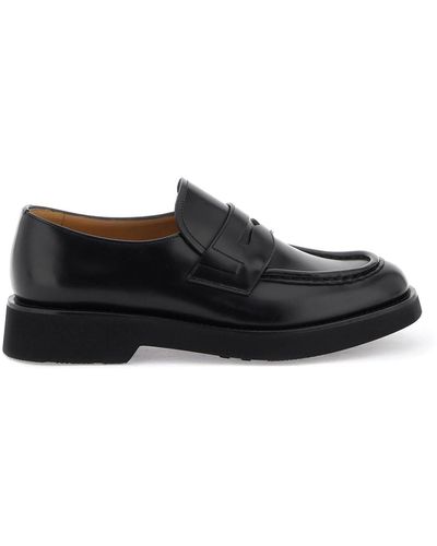 Church's Leather Lynton Loafers - Black
