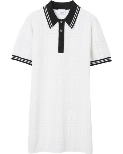 Burberry Check Stripe - White