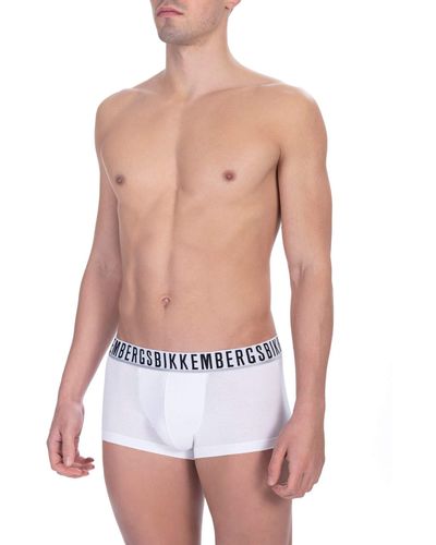Bikkembergs Cotton Trunk Twin-Pack - White
