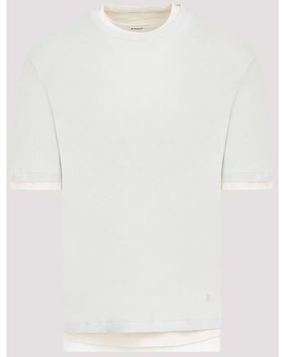 Jil Sander Polar Beige Cotton Kit T - White