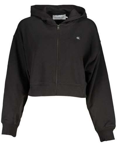 Calvin Klein Chic Hooded Sweatshirt - Black