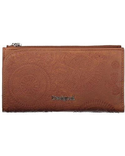 Desigual Elegant Two-Compartment Wallet - Brown