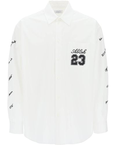 Off-White c/o Virgil Abloh Off- "Oversized Shirt With - White