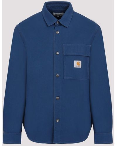 Carhartt Blue Hayworth Cotton Shirt