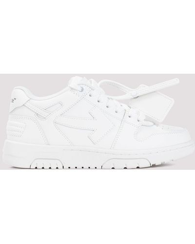 Off-White c/o Virgil Abloh White Out Of Office Leather Trainers