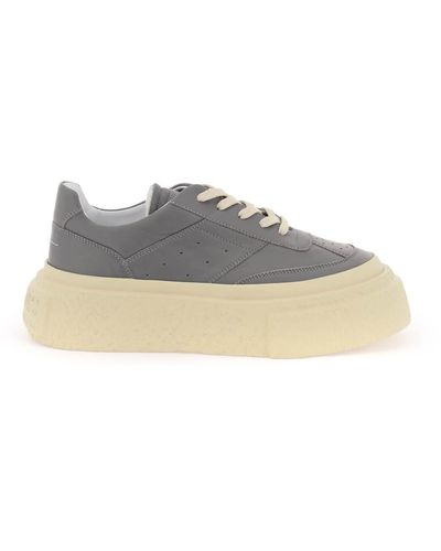 MM6 by Maison Martin Margiela Chunky Sole Gambetta Trainers With - Grey