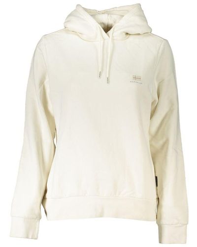 Napapijri Timeless Fleece Hooded Sweatshirt - White