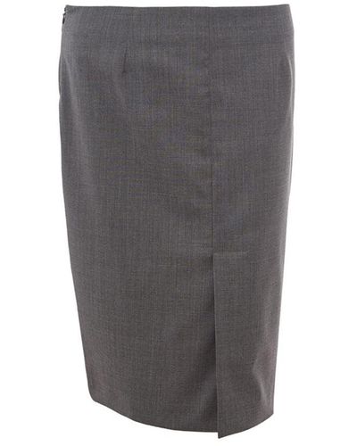 Lardini Wool Skirt - Grey
