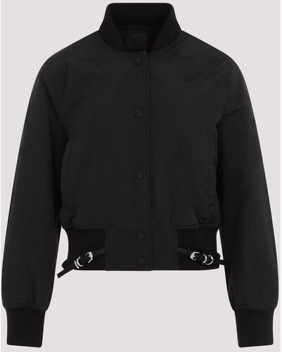 Givenchy Black Long Sleeve With Attached Belt Blouson