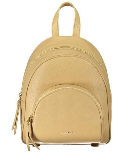 Coccinelle Leather Backpack - Natural