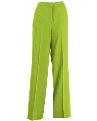 Pinko Green Polyester Jeans & Pant