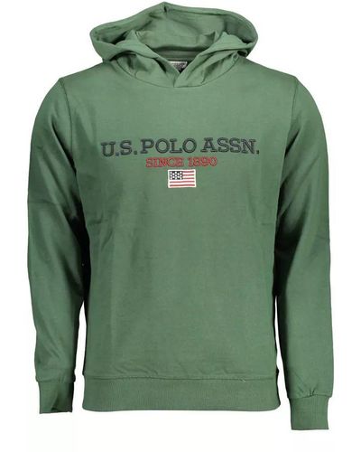 U.S. POLO ASSN. Green Cotton Sweater