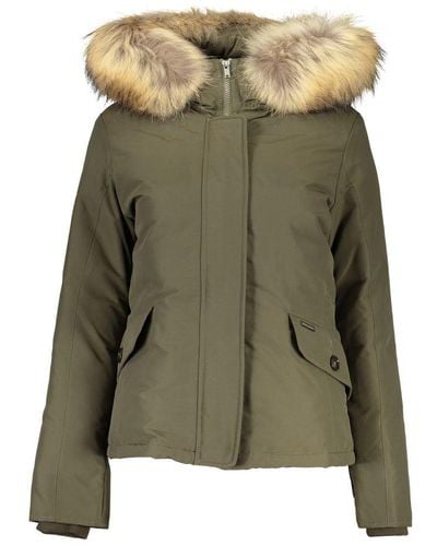 Woolrich Cotton Jackets & Coat - Green