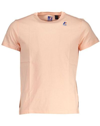 K-Way Cotton T-Shirt - Pink