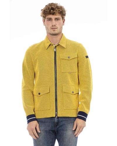 DISTRETTO12 Yellow Cotton Jacket