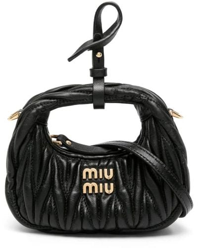 Miu Miu Micro Wander Bag - Black