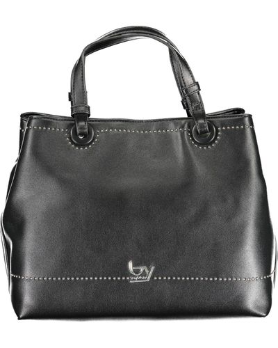 Byblos Elegant Two-Compartment Handbag - Black