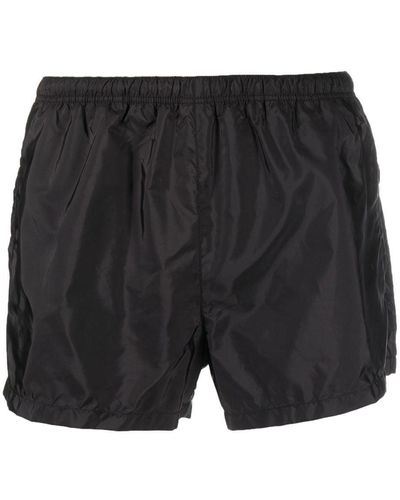 Prada Logo-print Swim Shorts - Black