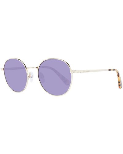 Ted Baker Gold Sunglasses - Purple