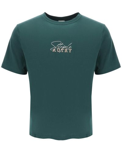 Autry Jeff Staple Crew-Neck T-Shirt - Green