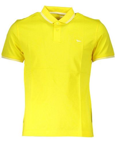 Harmont & Blaine Cotton Polo Shirt - Yellow