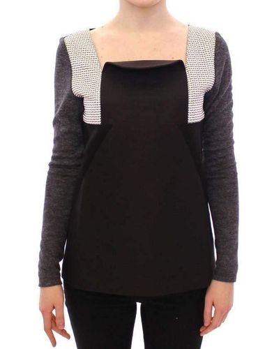Kaale Suktae Longsleeve Pullover Sweater - Black